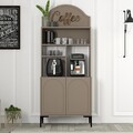 Dulap de bar pentru cafea, Hommy Craft, Lyon 80, PAL, Atlas / Negru