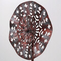 Decoratiune, Enzo, metal, 22 x 35 cm, multicolor