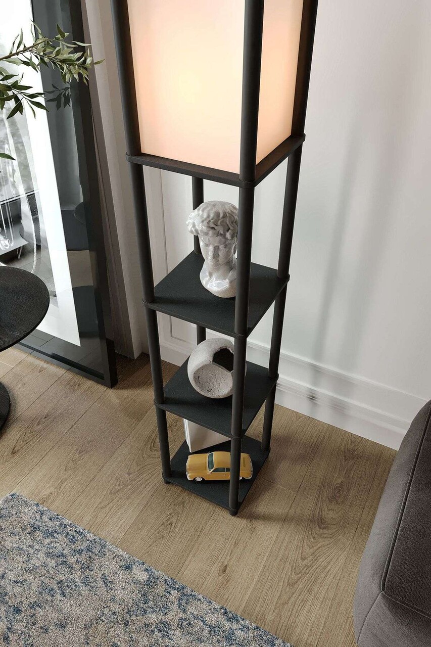 Lampadar, L'essentiel Maison, 666PTR1138, Negru - view 3