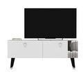 Comoda TV, Odessa, Tarab, 120x30x50 cm, PAL, Alb