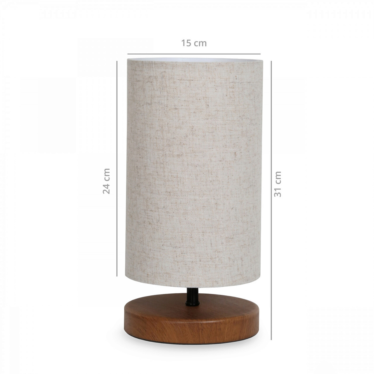 Lampa de masa, Insignio, 780SGN4497, PVC, Crem
