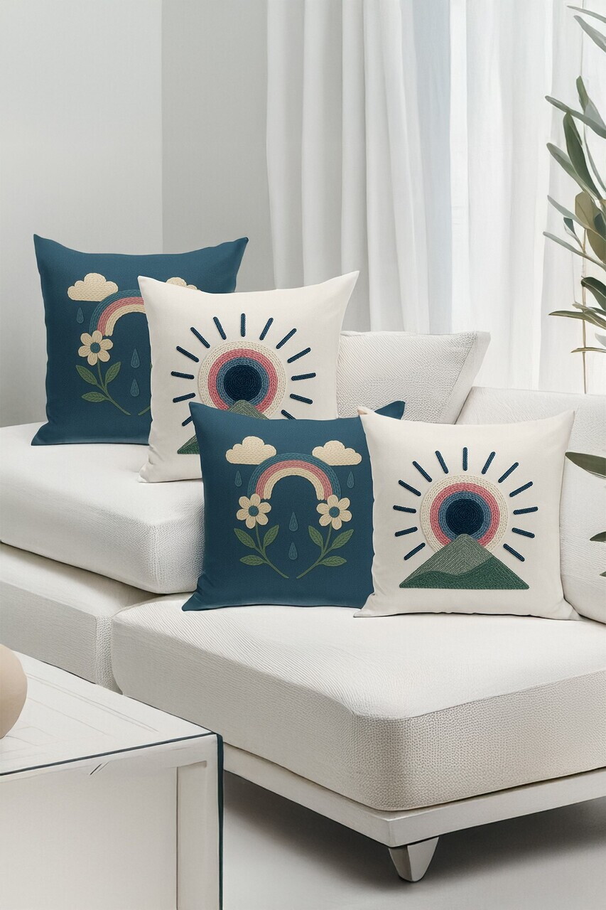 Set fete de perna, Artpnchset4-18, Poliester, Multicolor — imaginea 2