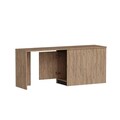 Birou, Arnetti, Akser, 180x73 cm, PAL, Pin Atlantic / Antracit