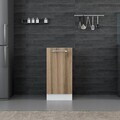 Dulap pentru bucatarie, Hanah Home, Minar, 40x87x58 cm, Alb / Dore
