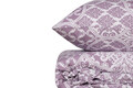 Lenjerie de pat pentru o persoana (FR), Donjette - Purple, Pearl Home, Bumbac Ranforce