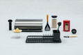 Scurgator vase cu suport tacamuri, Brabantia, SinkSide, 38.5x49x14 cm, aluminiu, gri deschis
