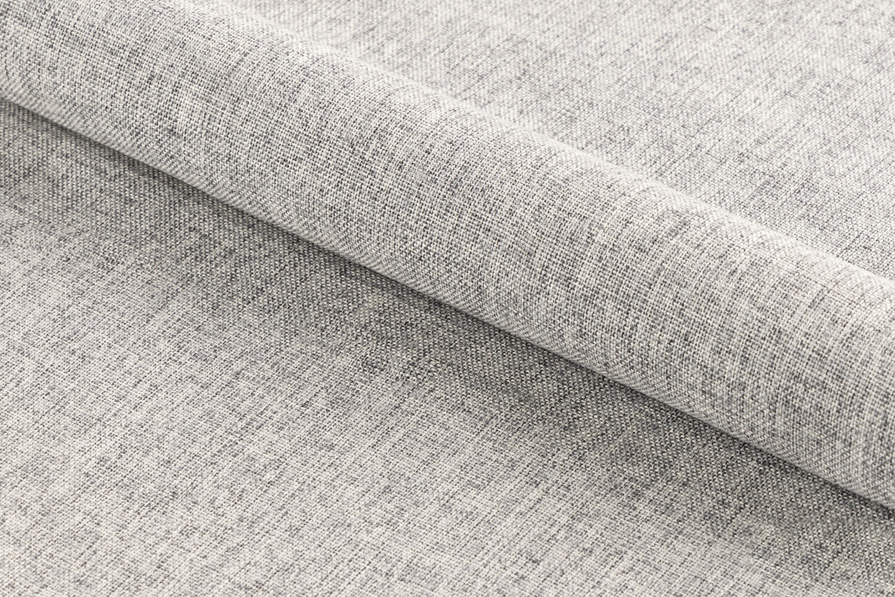 Scaun Celia, Actona, 44x54x86 cm, poliester/otel, gri deschis/natural - view 4