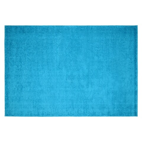 Covor, indomex, puffy, 200 x 290 cm, 100% poliester, turcoaz