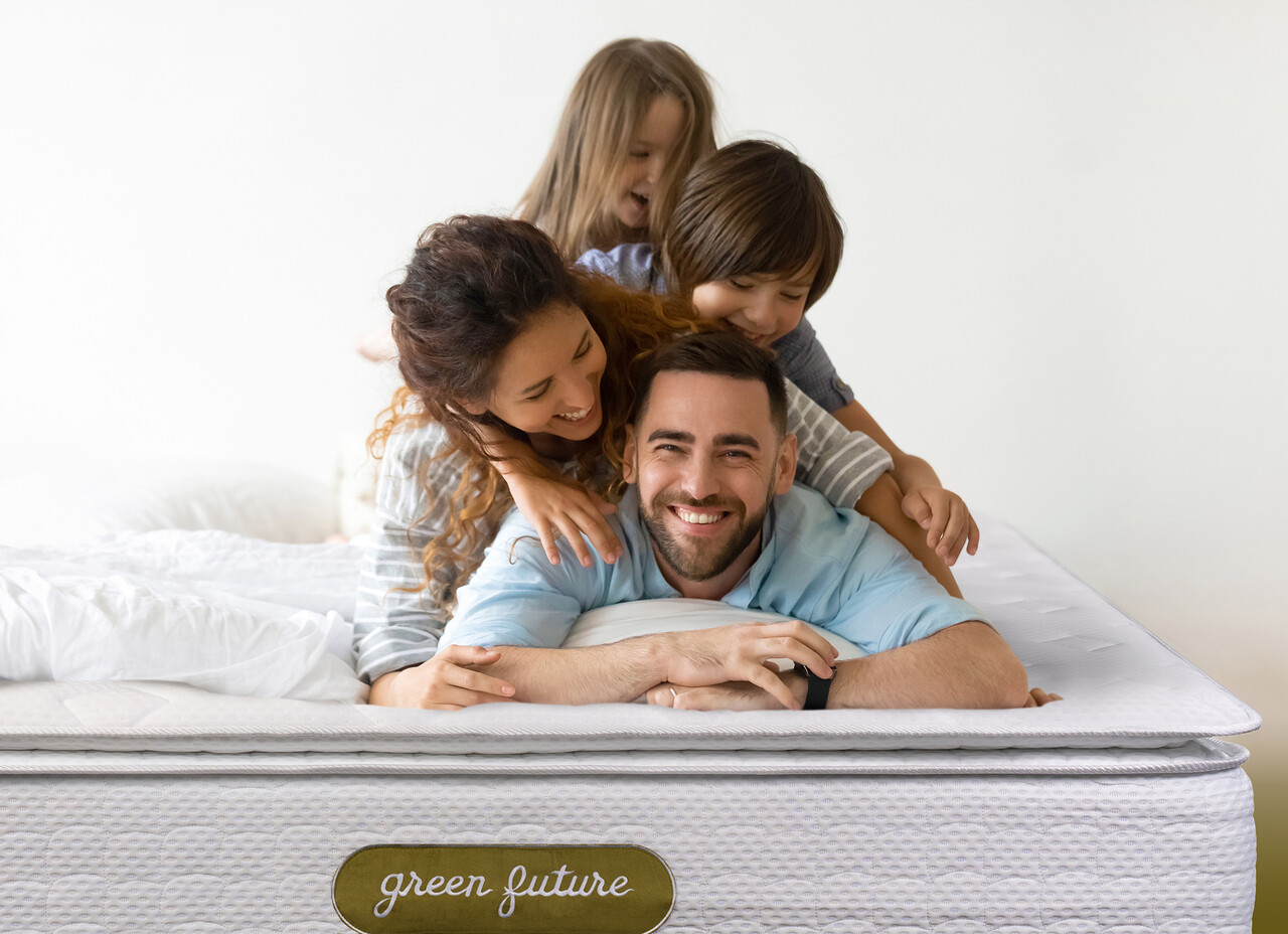 Saltea Ortopedica, Dakota, 140x190x34 cm, Arcuri Pocket, 5 cm spuma Memory, 7 Zone de Confort, fermitate medie - imagine 15