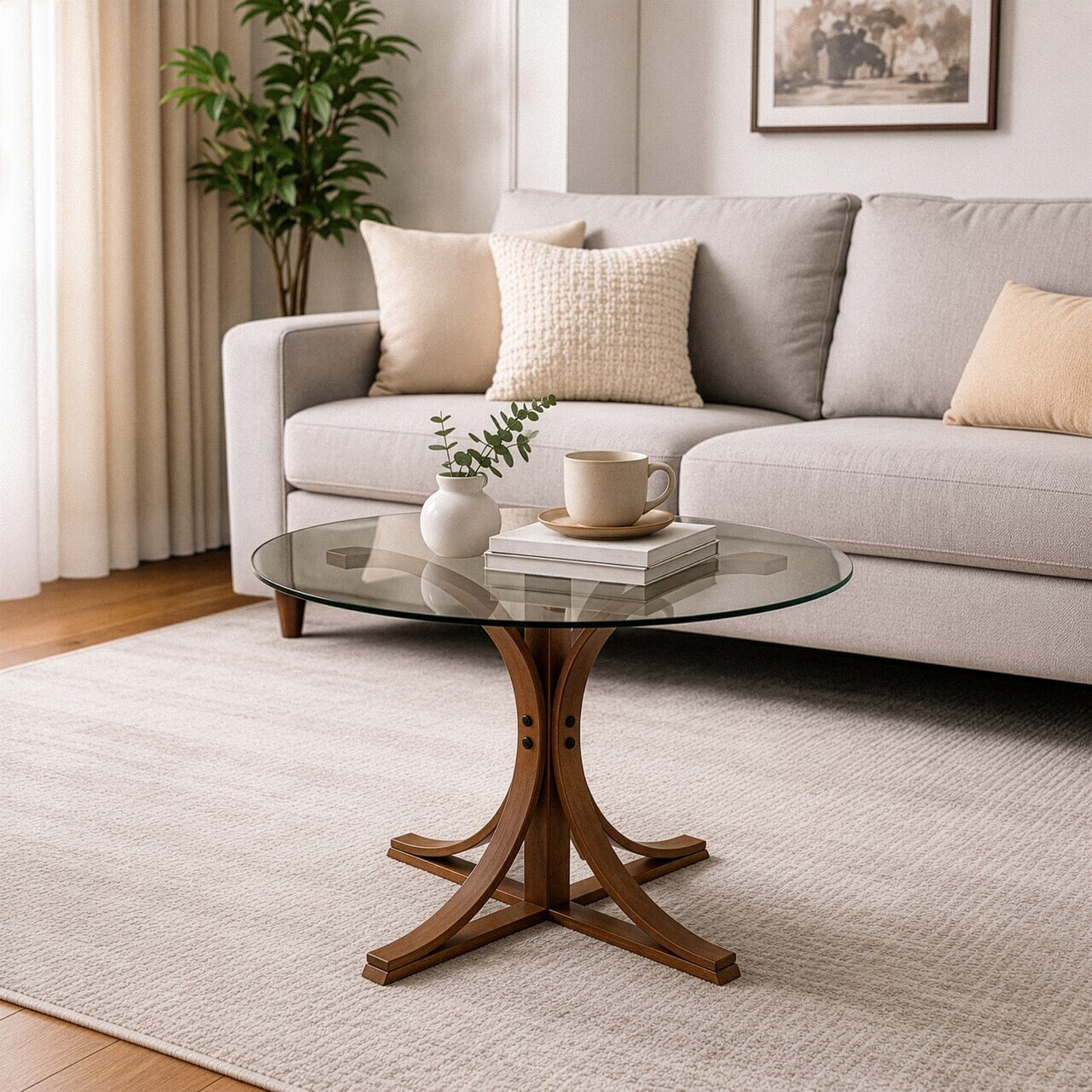Masa, Hanah Home, Boston, 100x75x100 cm, Maro