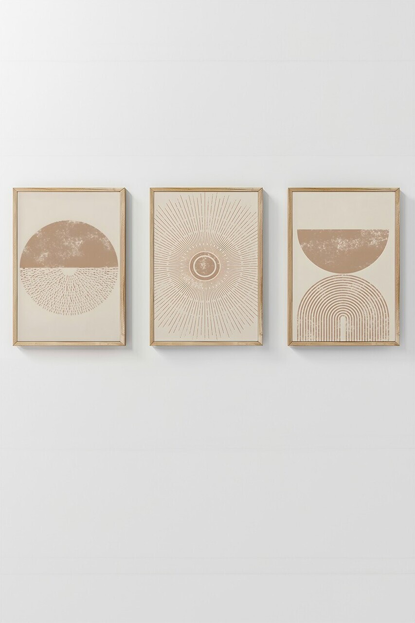 Tablou decorativ, 3Dartsohoset14, Lemn masiv, MDF, Multicolor - view 2