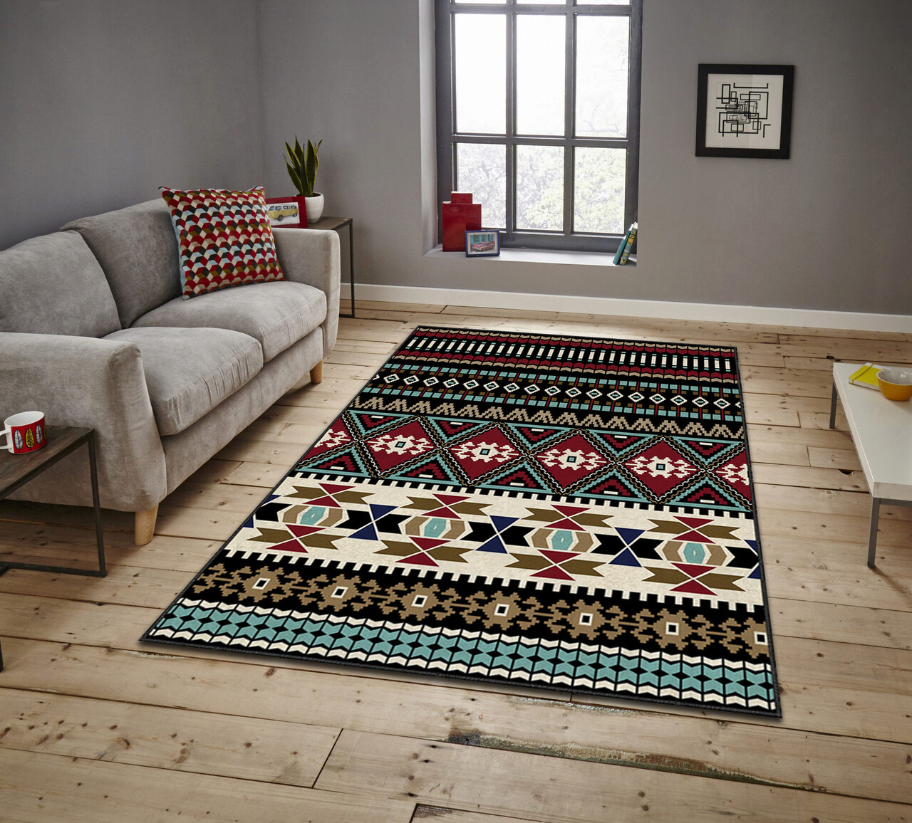 Covor ASR CRPT-114  100x140 cm Poliester Multicolor