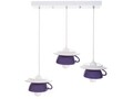 Lustra Afternoon tea, Deco Republic, E27, 3x60W, ceramica, indigo