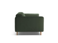 Canapea 3 locuri, Noomi-215, Micadoni Home, 196x94x75 cm, tesatura structurata chenille, verde moss