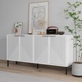 Consola, Odessa, Lurea, 150x75x36 cm, PAL, Alb