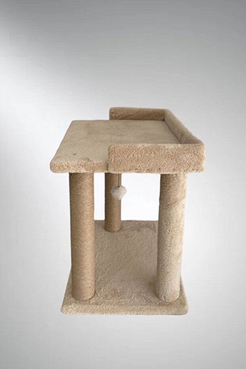 Pat pentru pisici, Paws &amp; Whiskers, Liza, Tesatura Welsoft, Bej - view 5