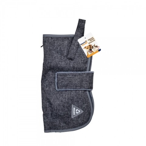 Haina pentru catei, heart homies, 45 cm, textil, gri