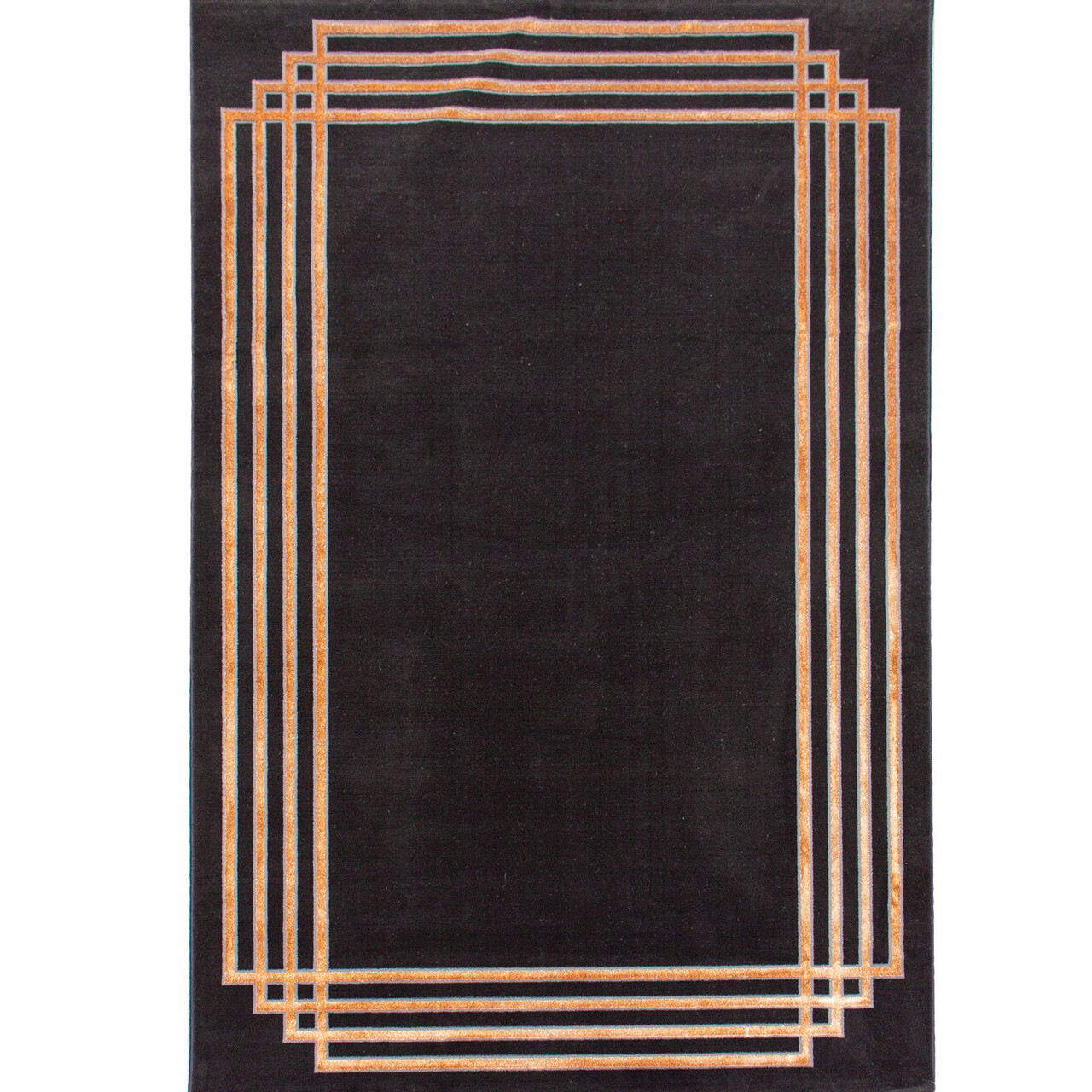 Covor, G6732, 150x230 cm, Poliester, Antracit / Aur - 1 | YEO