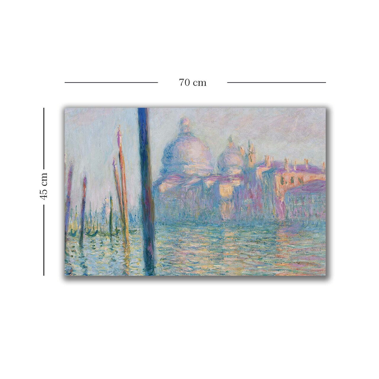 Tablou decorativ, 4570MONET029, Lemn, Multicolor — imaginea 3