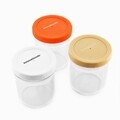 Set 3 recipiente cu inaltime ajustabila InnovaGoods, 500-1000 ml, plastic/silicon