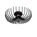 Lustra, Aspendos - N-641, Noor, 36 x 12 cm, 1 x E27, 40W, negru
