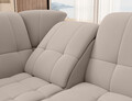 Coltar extensibil stanga 3 locuri ELTAP, LT-18SO, Sado, 272x192x95 cm, lemn/poliester, bej deschis