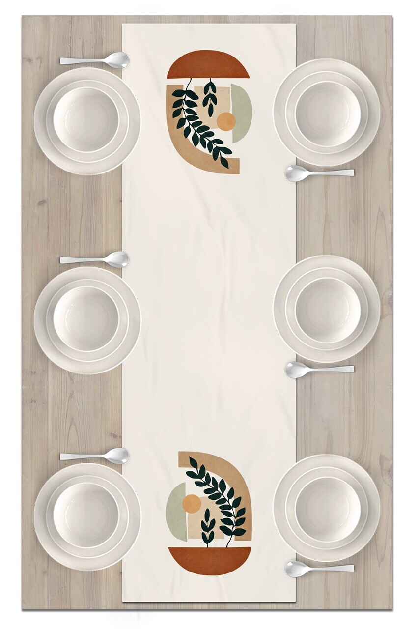 Traversa de masa, Artrunmin-05, 40x135 cm, Poliester, Multicolor — imaginea 2