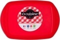 Vas de copt termorezistent cu capac Oval, Ocuisine, 350 ml, sticla
