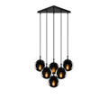 Lustra, Tatum, 584TTM1167, Metal, Negru / Fume