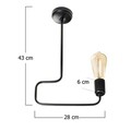 Lustra, Opviq, 892OPV1431, Metal, Negru