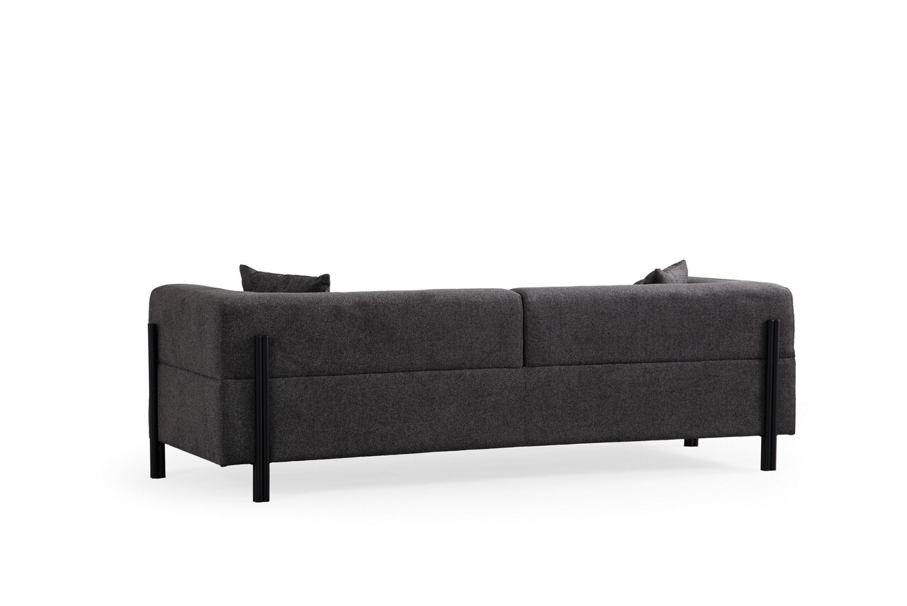 Canapea 3 locuri, Atelier del Sofa, 560ARE2366, Antracit - imagine 7