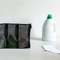 Husa pentru spalat sosete, Brabantia, Wash bag, 44x23 cm, textil, negru