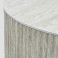Masuta de cafea Belleza, Homla, 70x38.5 cm, lemn, bej