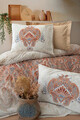 Lenjerie de pat pentru o persoana Single XXL (DE), Loreta - Beige, Cotton Box, Bumbac Ranforce