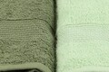 Set 4 prosoape de baie 801,  Beverly Hills Polo Club, 70x140 cm, bumbac, verde