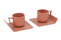 Set de cafea Kutahya Porselen, DS04KT0002, 4 piese, portelan