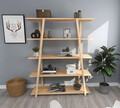 Corp biblioteca, Woodface, Soft, 115x145x30 cm, Lemn, Natural
