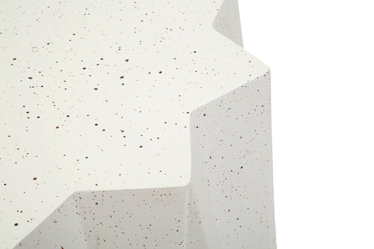 Masuta de cafea, Mauro Ferretti, Star, 38.5x53 cm, utilizare interior / exterior,  oxid de magneziu, crem - view 4