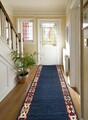 Traversa pentru hol Baku, Decorino, 80x150 cm, polipropilena, albastru