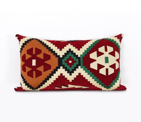 Perna decorativa frigya, lorence home, 58x33 cm, policoton, multicolor