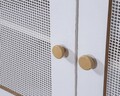 Corp biblioteca, Wolina, Calvin, 90x158x41 cm, MDF , Alb / Stejar