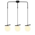 Lustra, Opviq, 892OPV1617, Metal, Alb/Negru