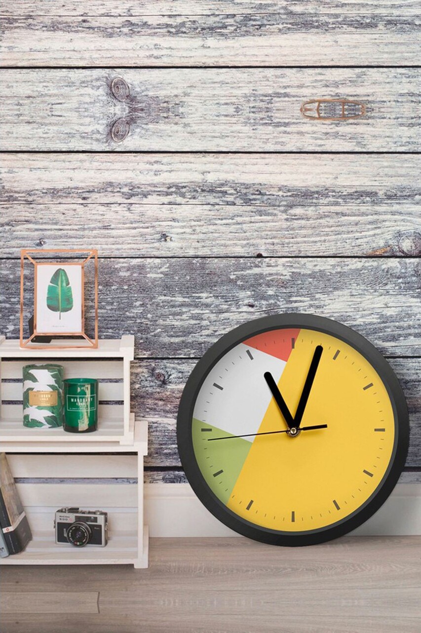 Ceas de perete, Artavessa3Dclock6, Dimensiuni: 36 x 36 x 1 cm, Multicolor - view 2