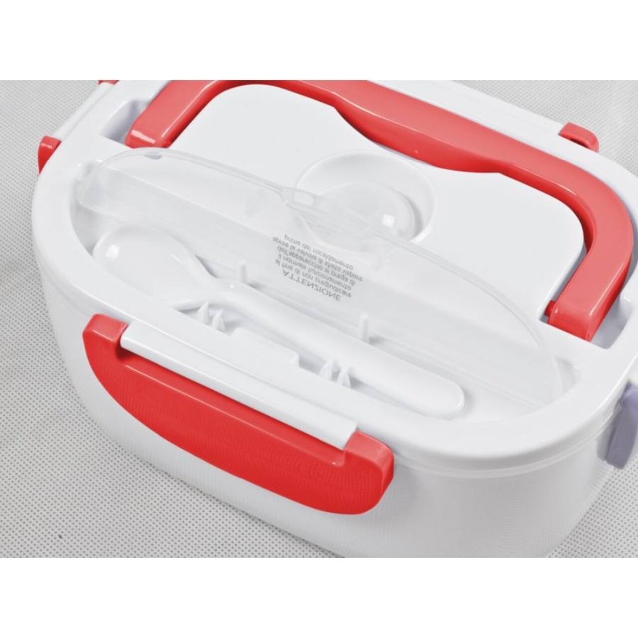 Lunch Box -Cutie Electrica Pentru Incalzirea Pranzului 90.920G, Beper, 40 W, 450 Ml, 1000 Ml, Alb/rosu