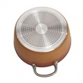 Semioala cu capac Ceramica Do Brazil, Cooking by Heinner, 4.2 L, 24x10.5 cm, aluminiu