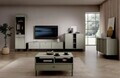 Comoda TV ADRK, Tili 3D, 180x40.8x50 cm, PAL laminat, verde eucalipt