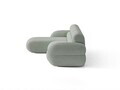 Coltar stanga 4 locuri, Neo, Micadoni Home, 305x165x83 cm, tesatura Chenille Silencio, albastru muted