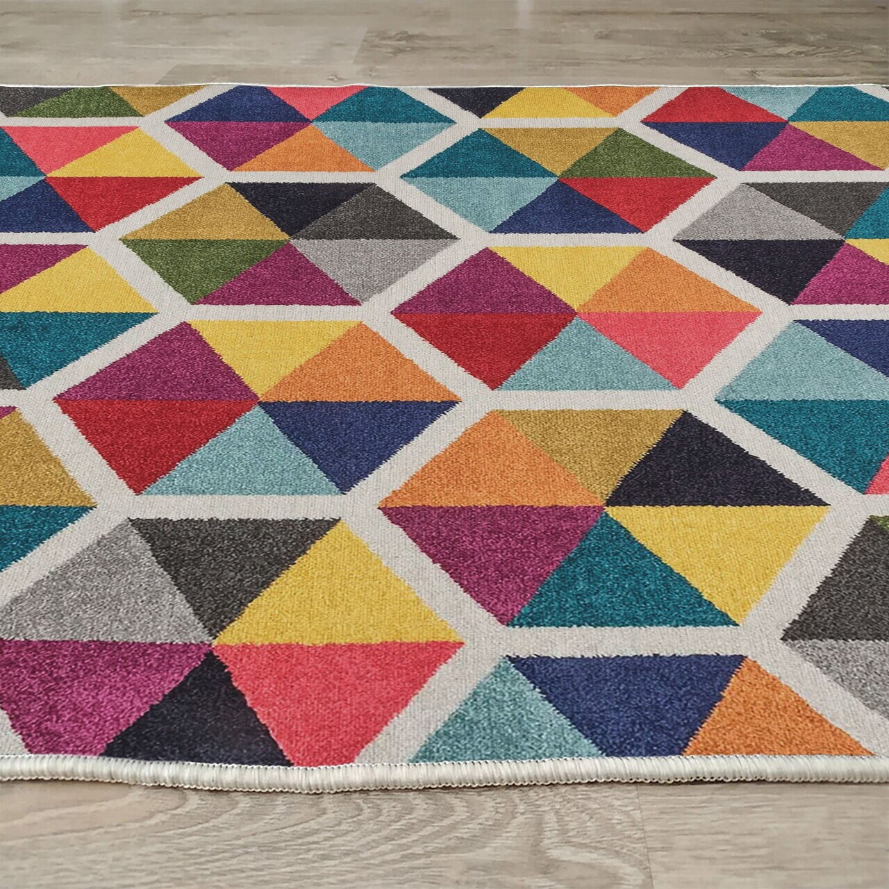 Covor, Woopamuk287, 80x120 cm, Bumbac/Poliester, Multicolor - view 6
