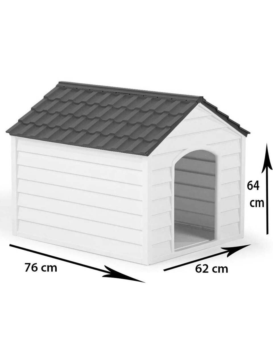 Casă pentru animale de companie, Paws &amp; Whiskers, 5100-3, Plastic, Gri-verzui - view 2
