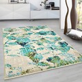 Covor Charles, Decorino, 160x235 cm, polipropilena, turcoaz